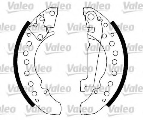 VALEO 562769 Brake Shoe Set